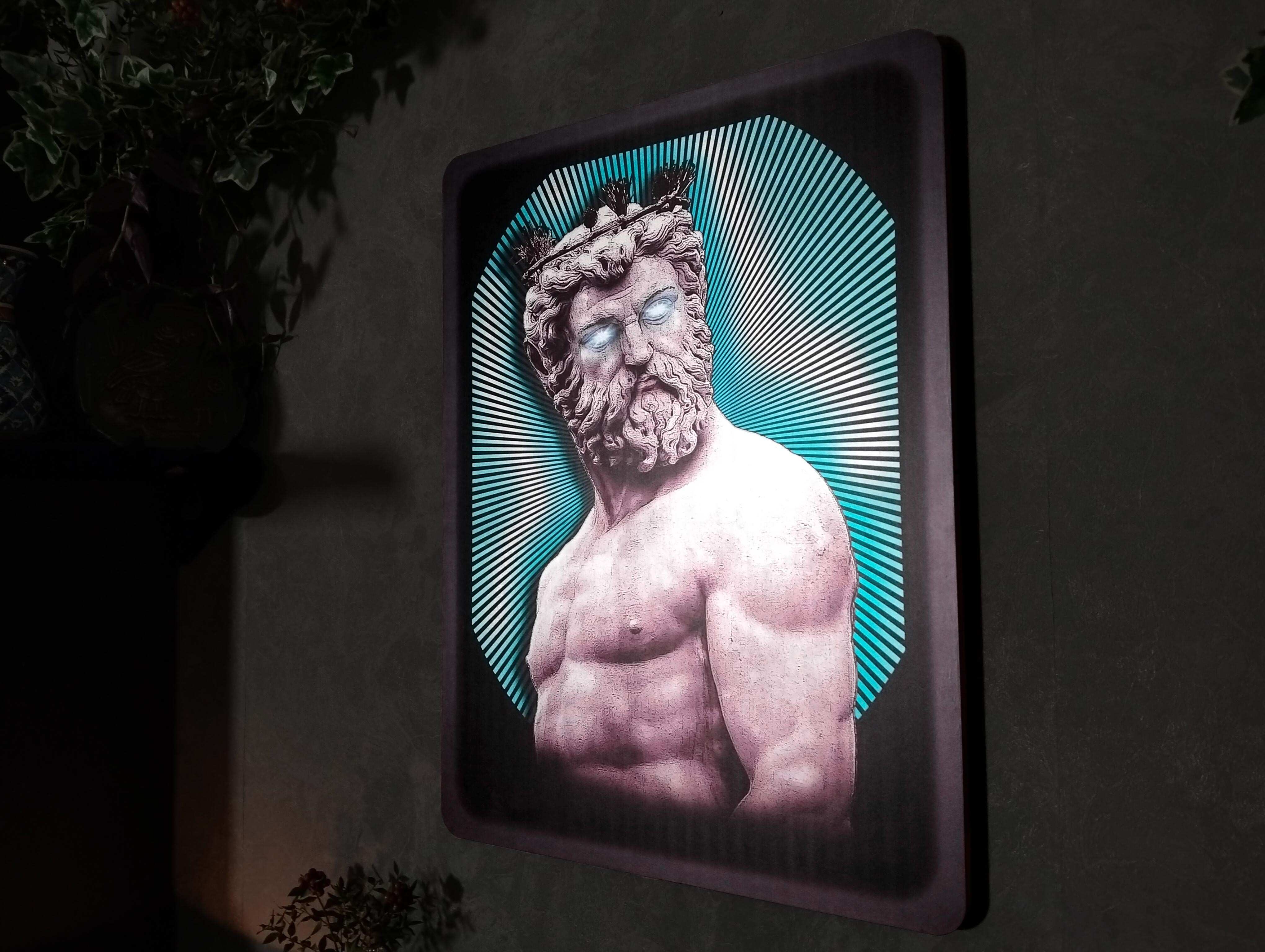 Poseidon Classical Wall Art | Greek God Decor