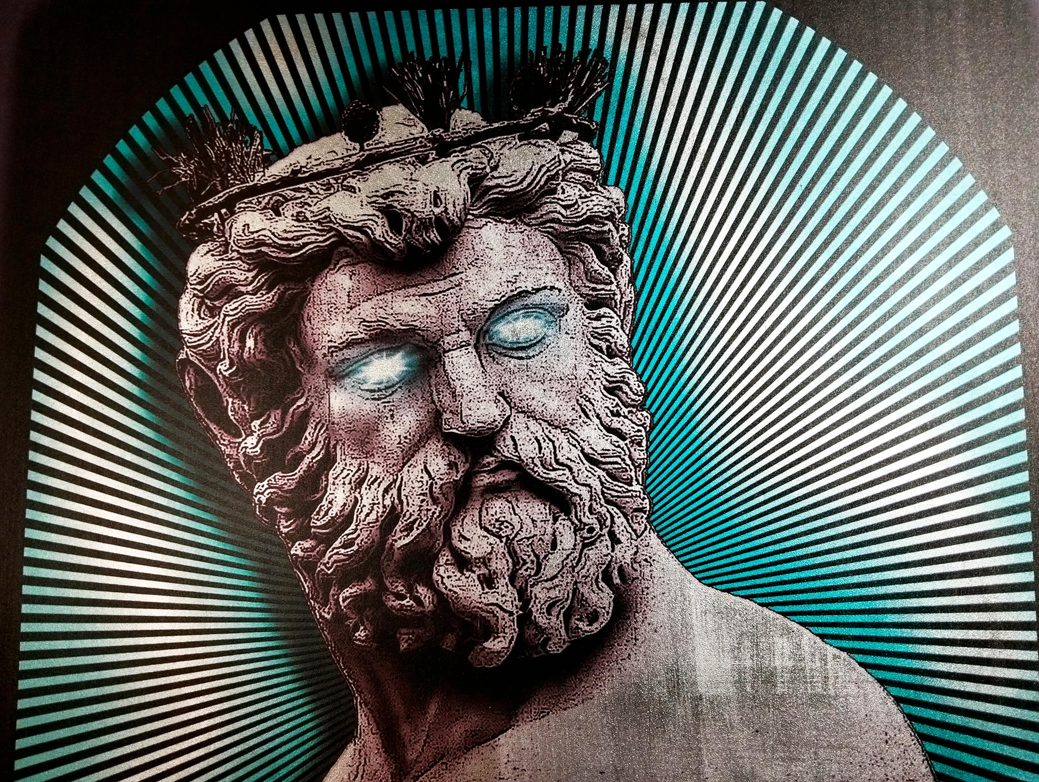 Poseidon Classical Wall Art | Greek God Decor