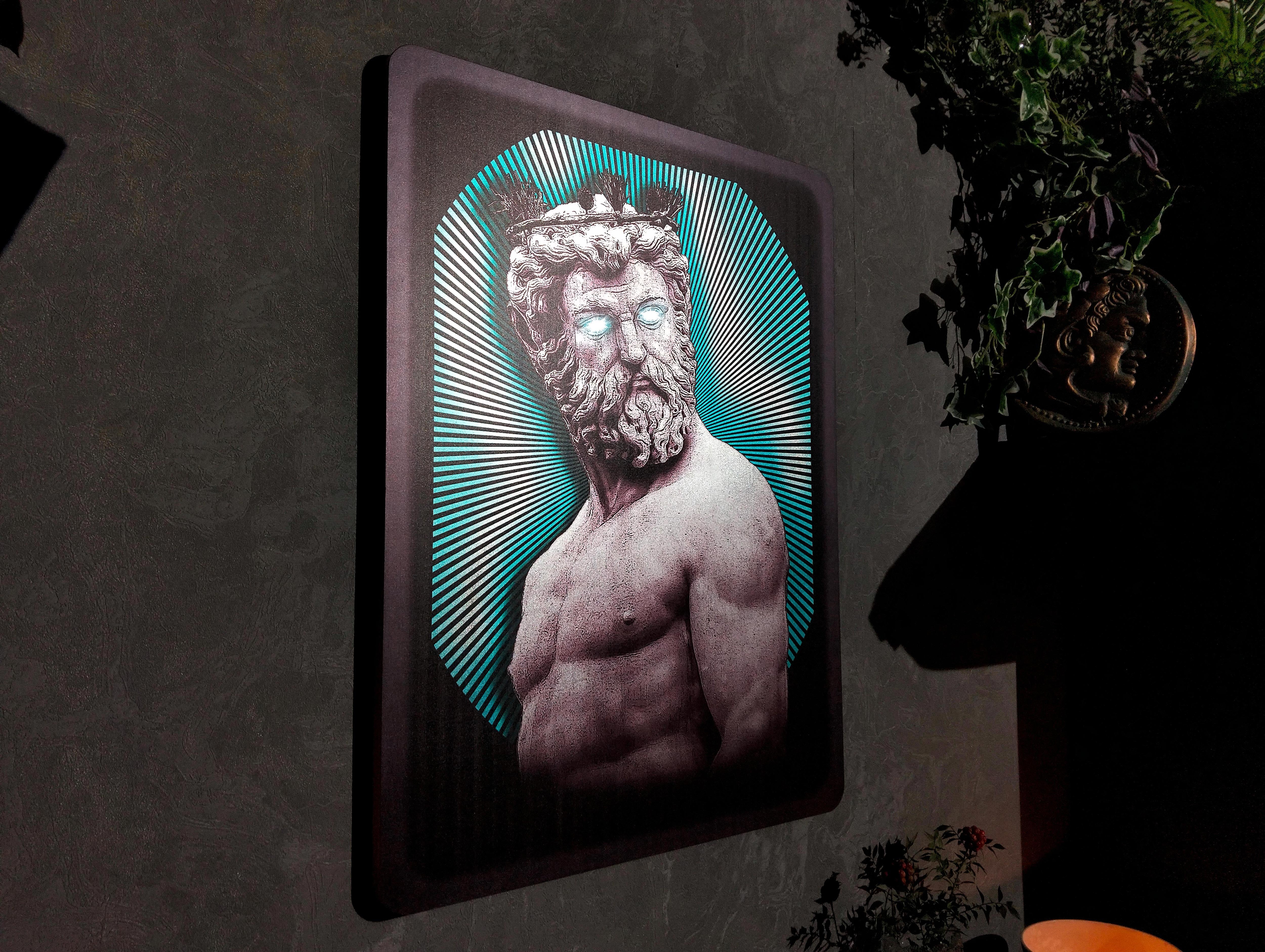 Poseidon Classical Wall Art | Greek God Decor