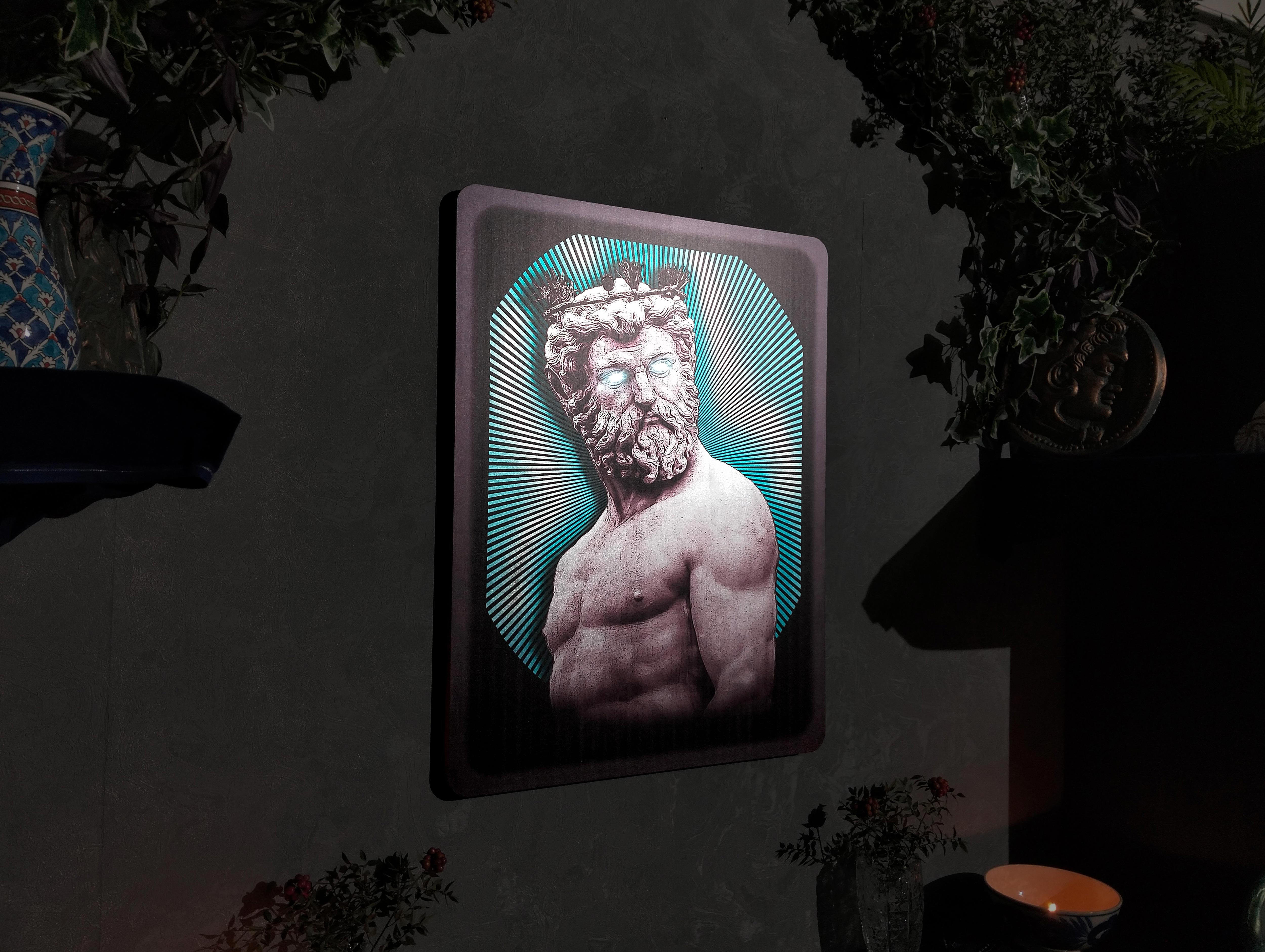 Poseidon Classical Wall Art | Greek God Decor