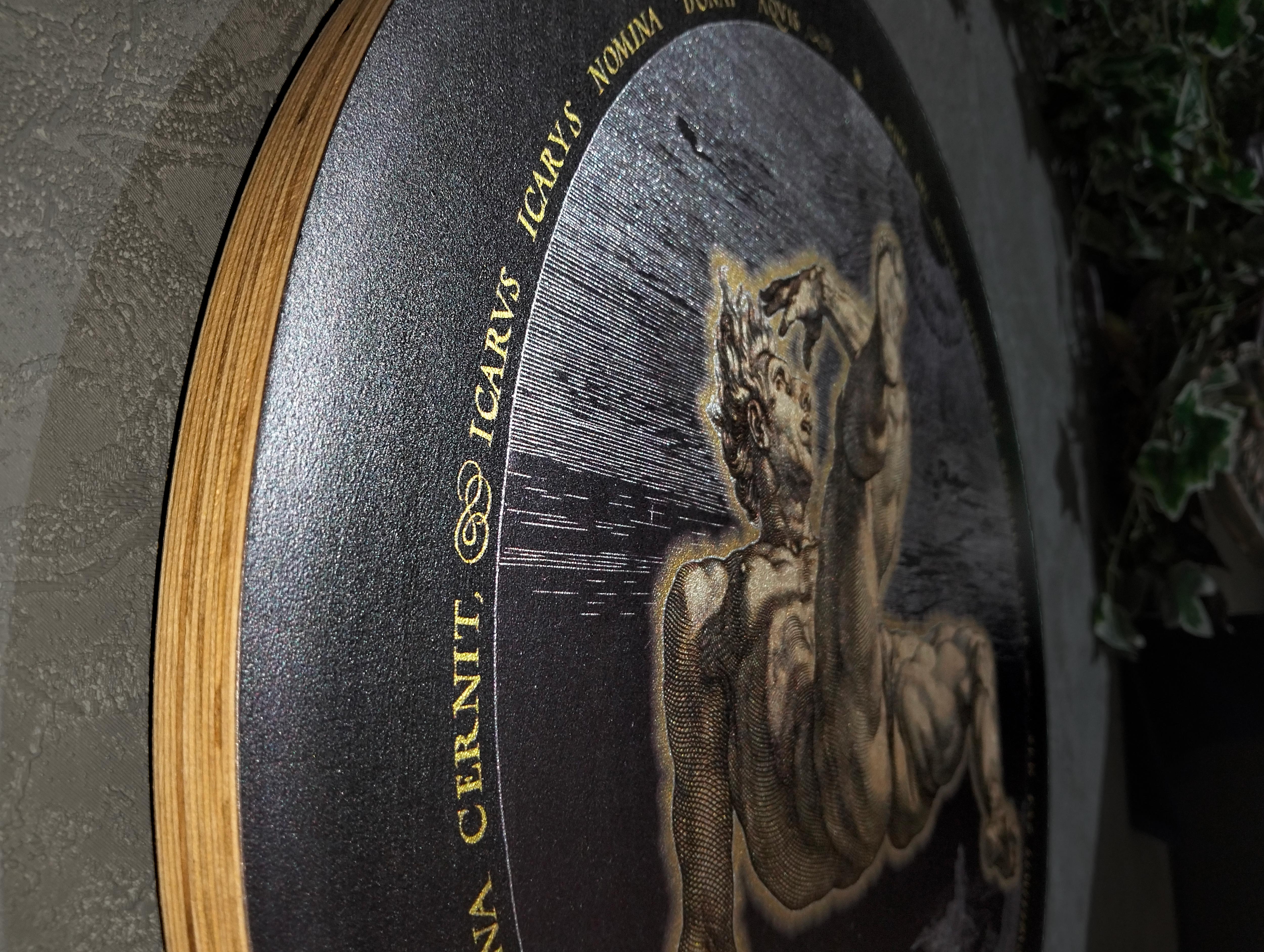 Icarus Classical Engraving Wall Art