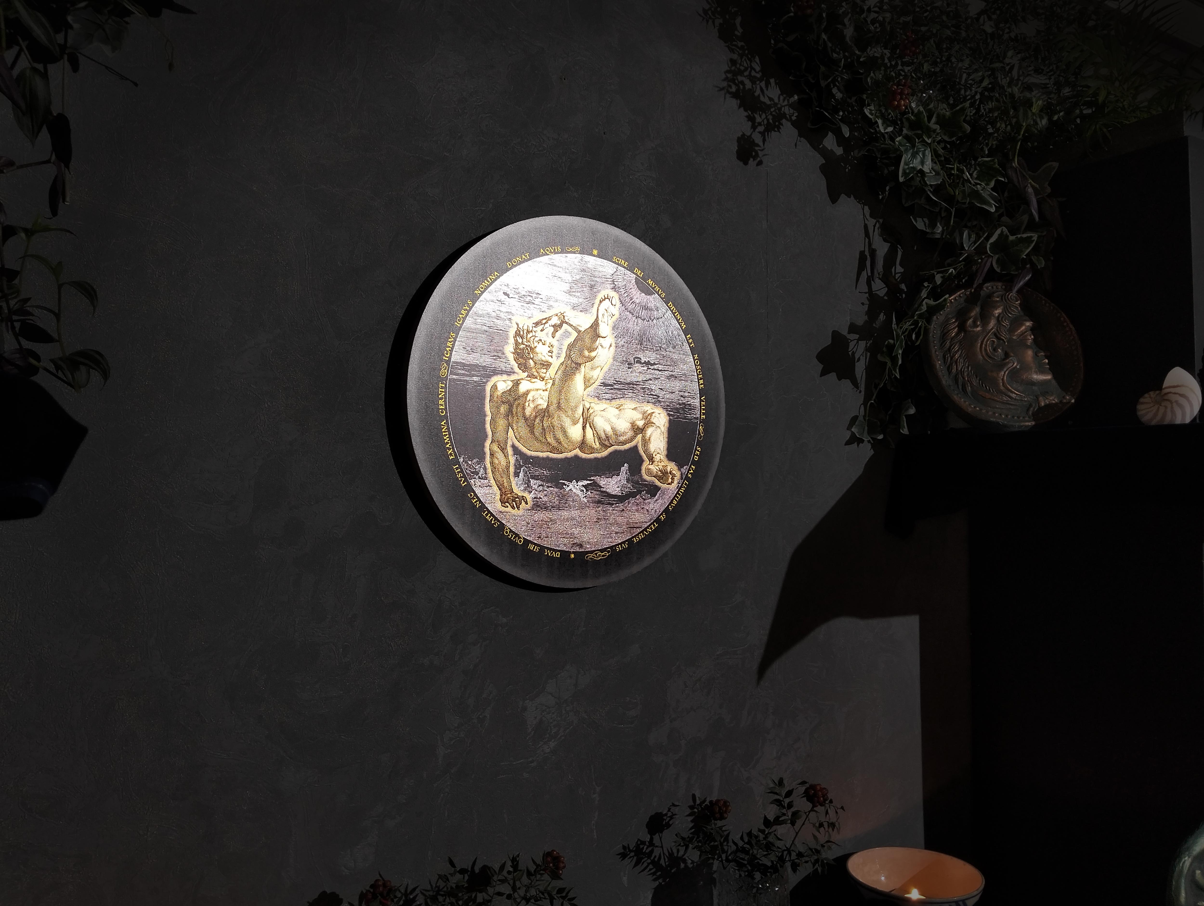 Icarus Classical Engraving Wall Art