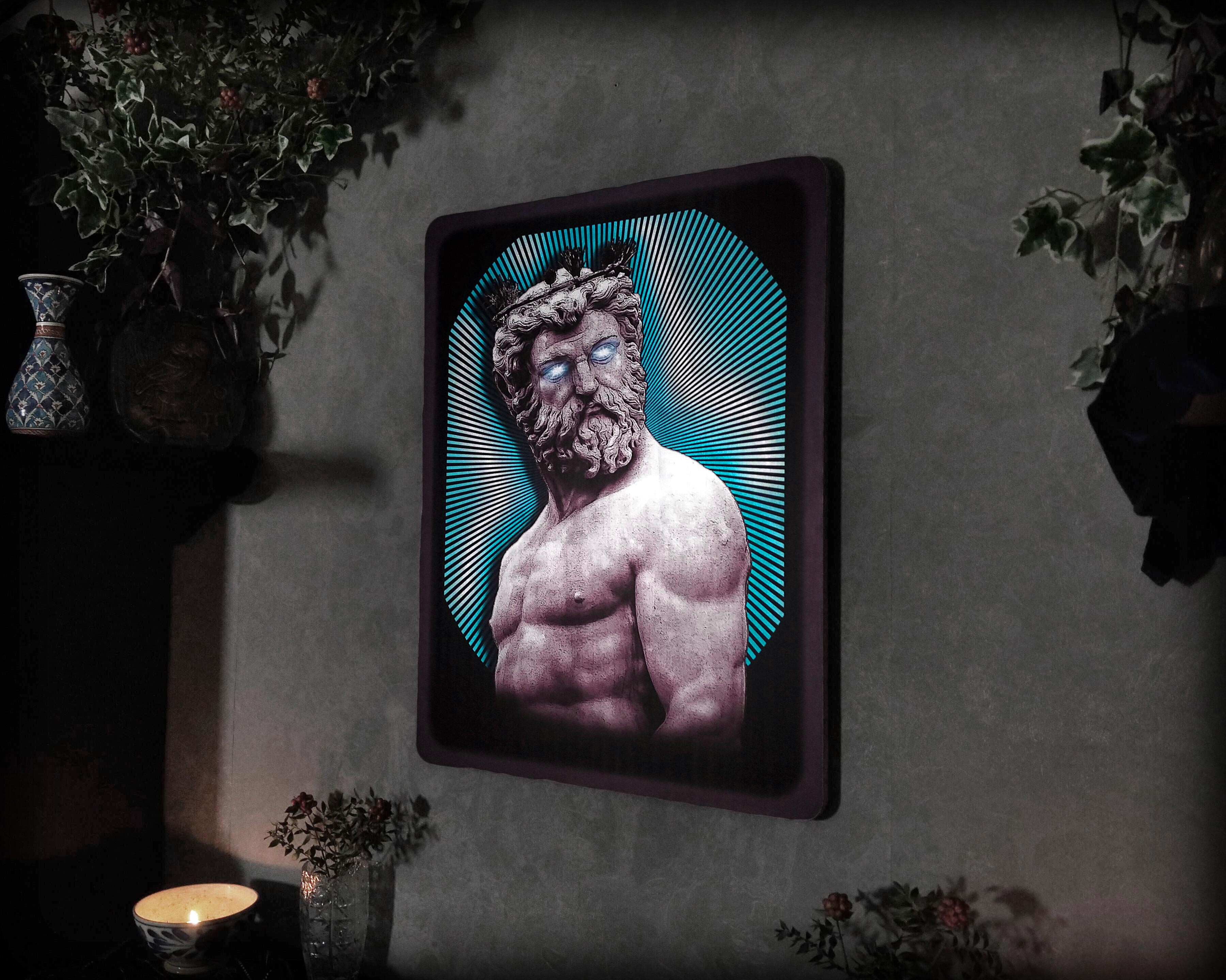 Poseidon Classical Wall Art | Greek God Decor