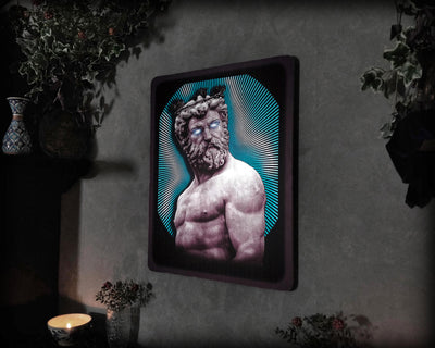 Poseidon Classical Wall Art | Greek God Decor