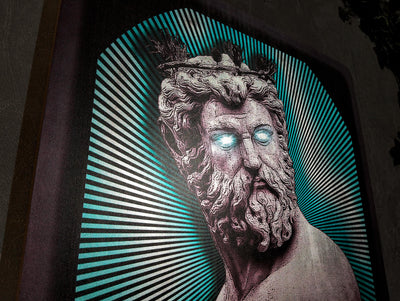 Poseidon Classical Wall Art | Greek God Decor