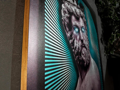 Poseidon Classical Wall Art | Greek God Decor