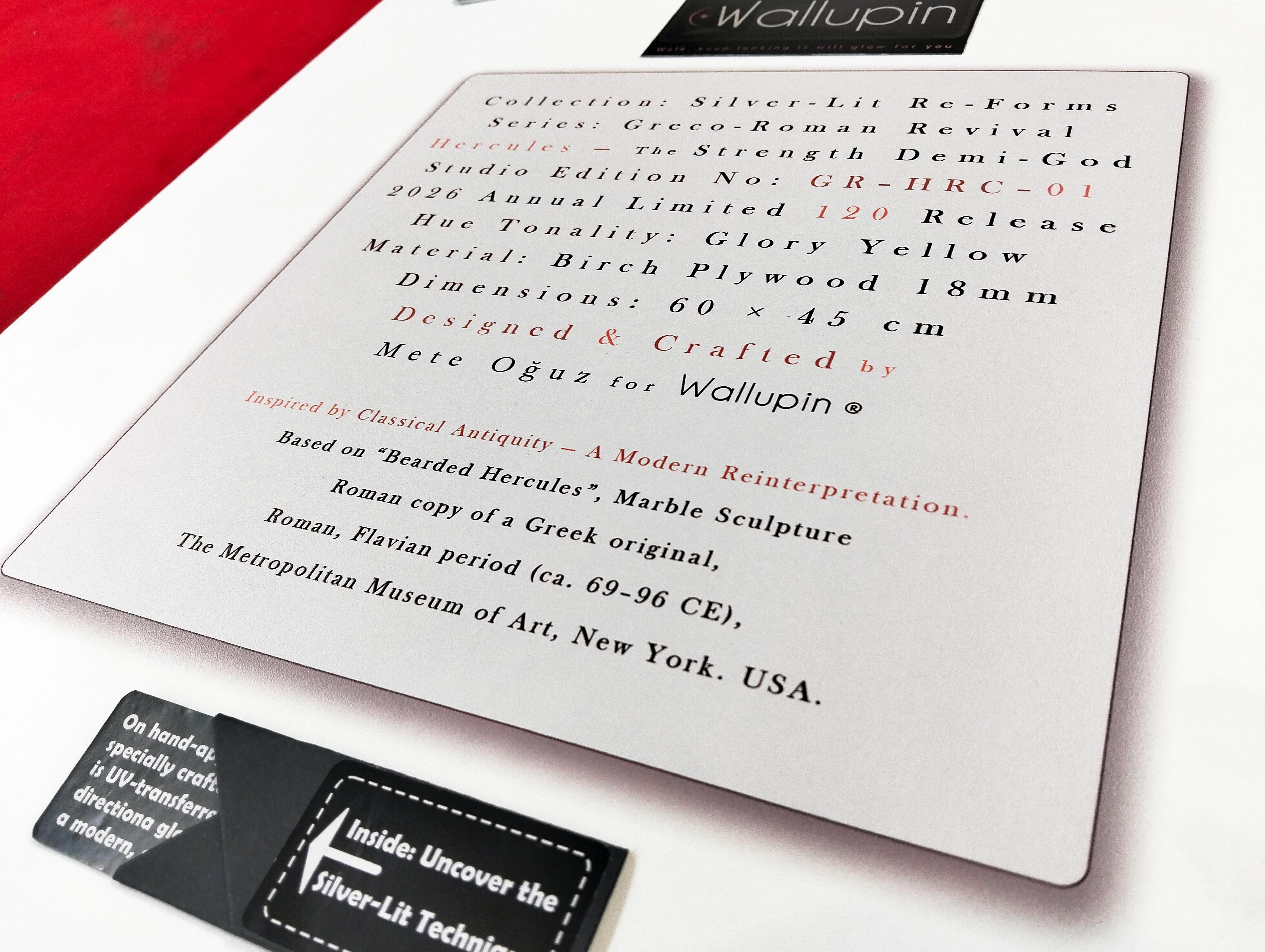 Hercules Classical Wall Art | Greek Hero Decor