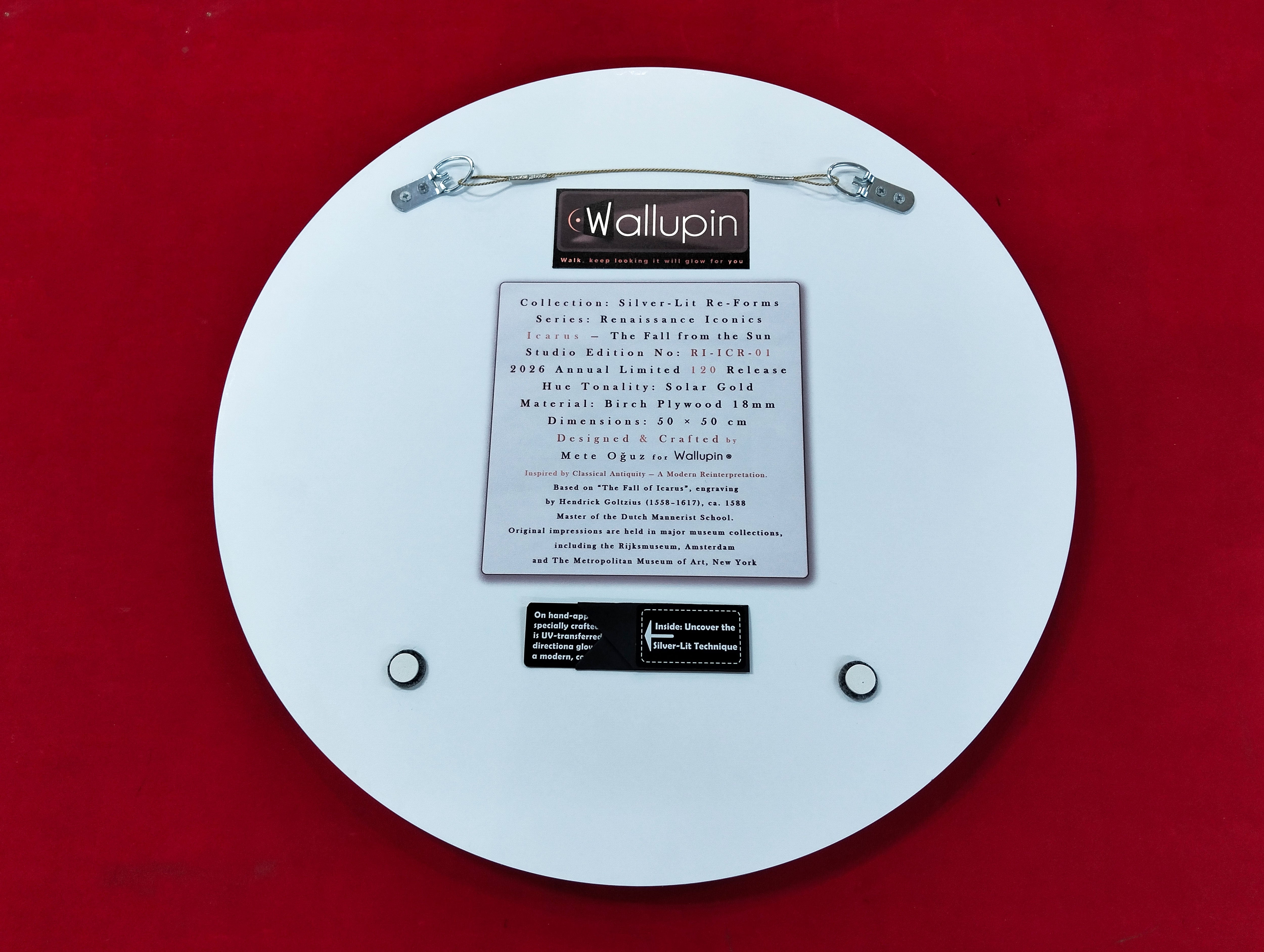 Icarus Classical Engraving Wall Art