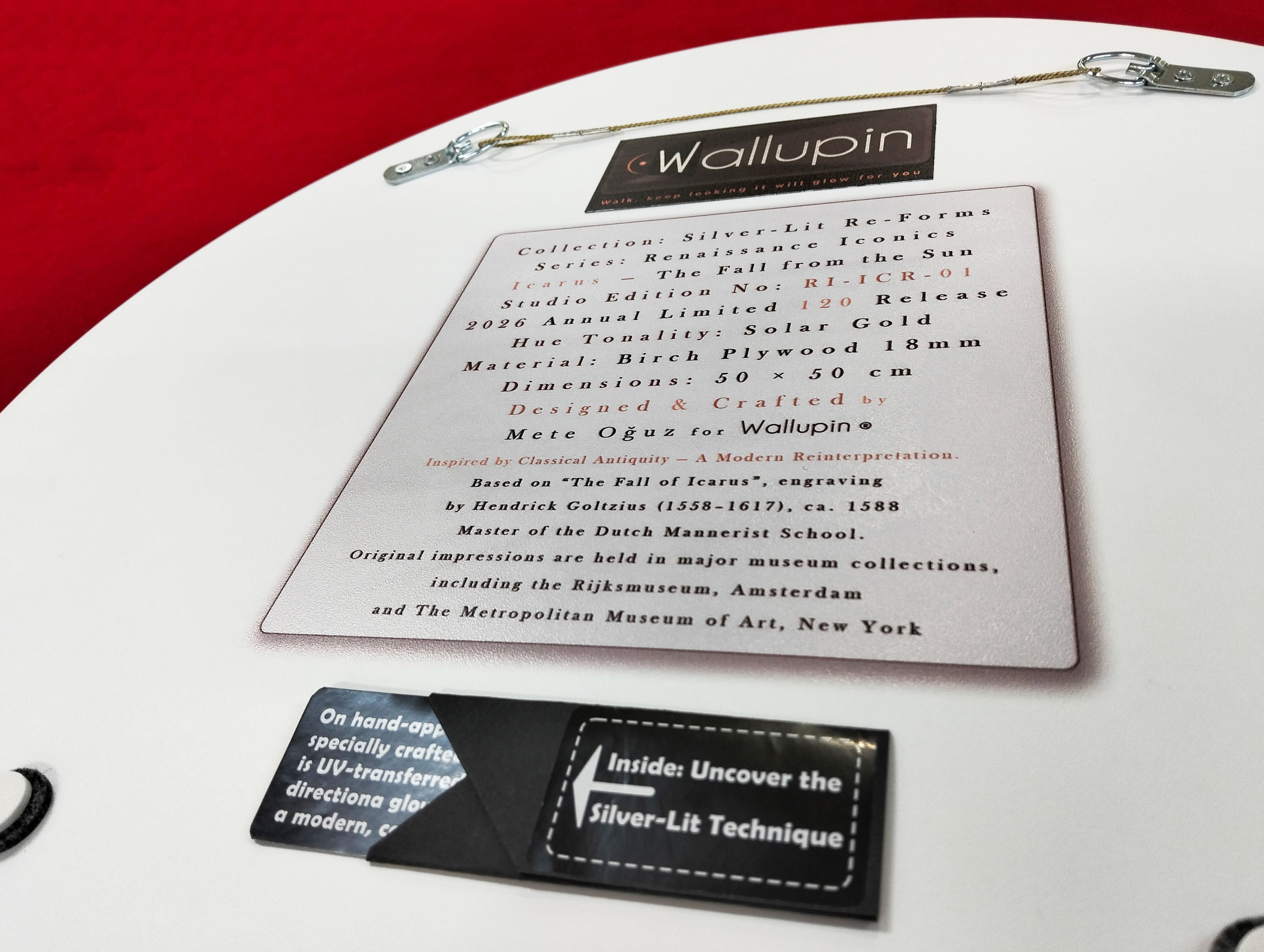 Icarus Classical Engraving Wall Art