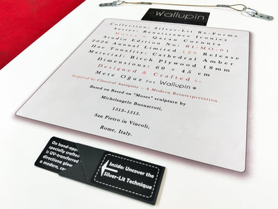 Moses Classical Wall Art | Michelangelo Inspired Decor l Qaran Cornuta