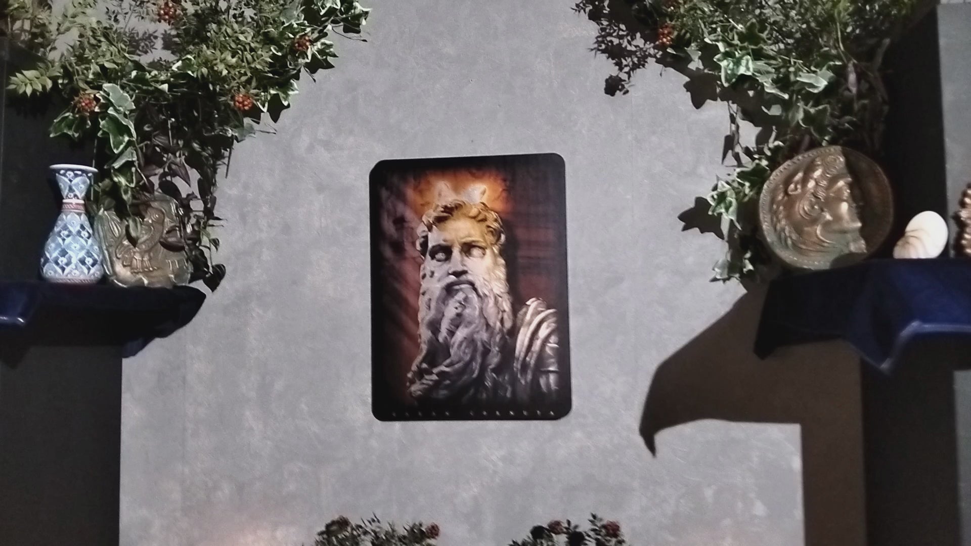 Load video: Moses Classical Wall Art | Michelangelo Inspired Decor l Qaran Cornuta